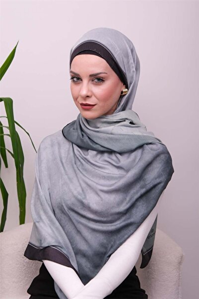 49eyşanipek Pastel Strokes Patterned Digital Soft Shawl