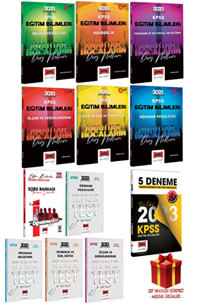 Yargı Yayınları Eğitim Bilimleri Video Ders Notu+Deneme+Eğitim Yaprak Test Se...