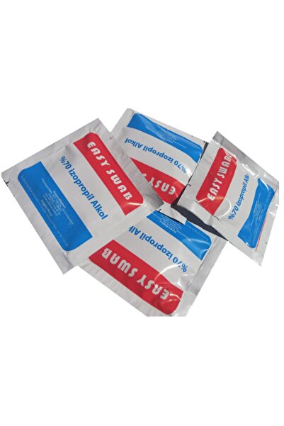 Easy Alkollü Mendil %70 Ipa, Cilt Temizleme Mendili 100 Ade