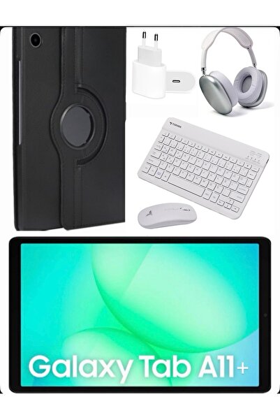 Samsung Galaxy Tab A11 Plus 6gb 128gb 11 inç Kulaklık + Siyah Kılıf + Şarj Ba...