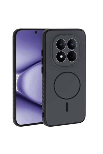 zore Redmi Note 15 Pro Uyumlu Kılıf M-safe Şarj Özellikli Tea Kapak