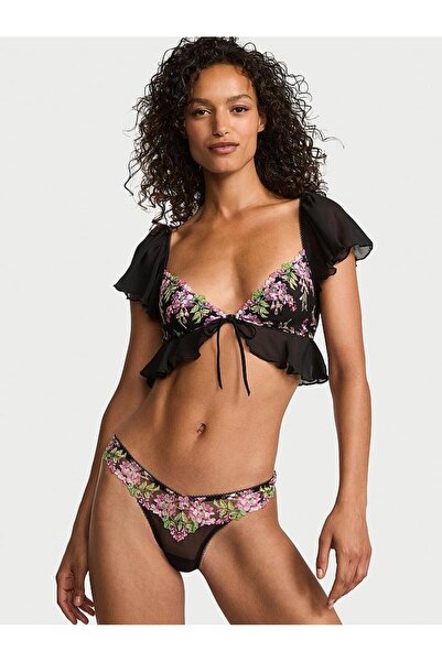 Victoria's Secret Embroidered Flywheel Sleeve Bra