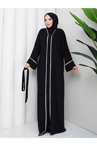 ŞEHRAZAT TESETTÜR ŞEHRAZAT ÖN BANT,KOL BİYELİ ABAYA