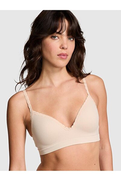 Victoria's Secret Seamless Ribbed Underwire-Free Push-Up Bra