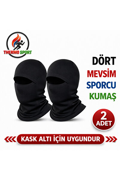 thermo Sport 2 Adet Kar maskesi Balaklava Motokurye Kask Altı İçin Uygun Soğu...