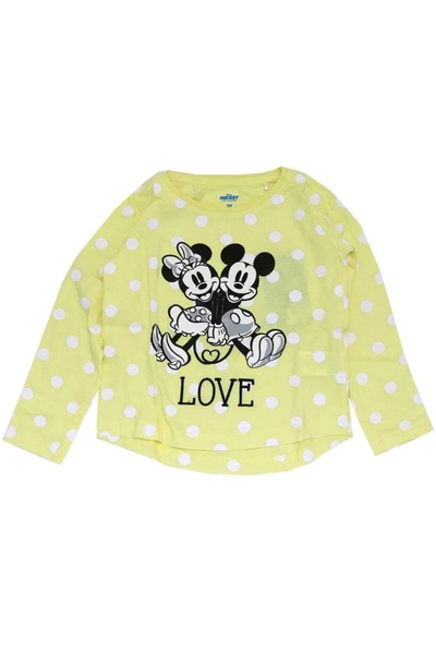 Minnie Mouse long-sleeve blouse, yellow 110 CM 5 years Yellow