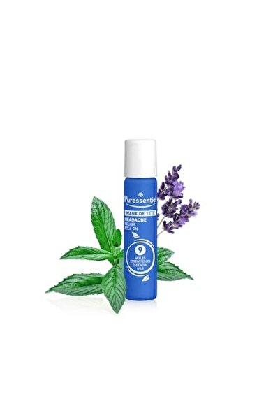 Puressentiel Roll-on pentru dureri de cap cu 9 uleiuri esențiale