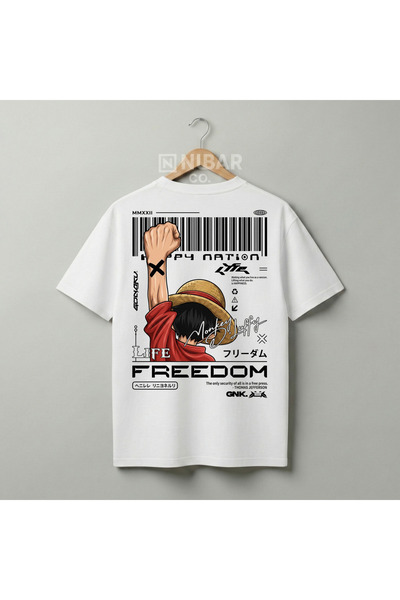 Grafftee Clothing Special Design One Piece Anime Printed Unisex Premium T-Shi...