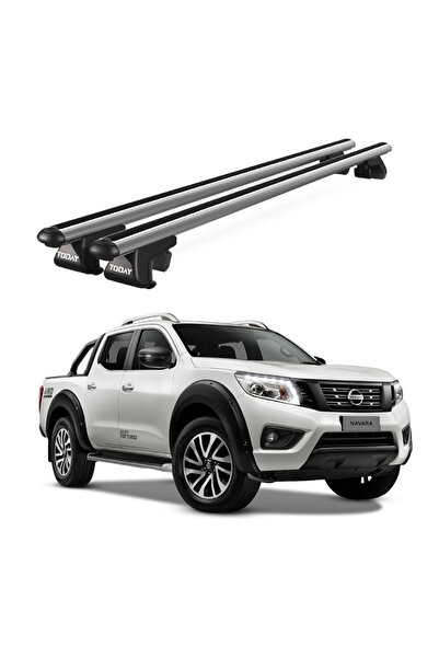 Nissan Navara (2016 ve sonrası) Uyumlu Gri Ara Atkı Port Bagaj Tavan Barı