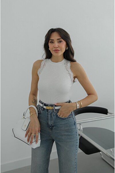 Havoş Ecru Lace Piece Knitwear Athlete Set