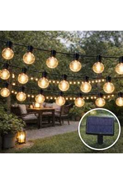 Hepol Solar String Light, Outdoor, 25 LED Warm Light, 7.74 m