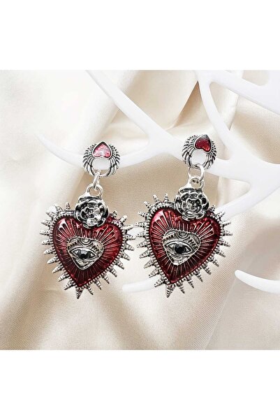 CARAVSTORE Steel Hearted Gothic Earrings