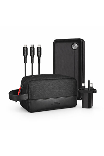WIWU 4 in 1 Travel Tech Set | 10000mAh Power Bank Fast Charging PD 20W