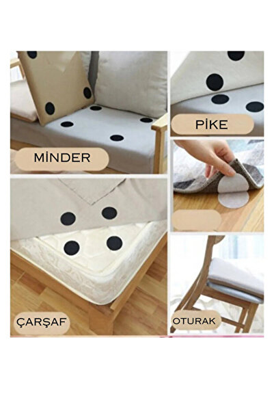 Pink Cat Kitchen 1 Adet Cırt Cırt 'Lı Halı Kilim, Koltuk Örtüsü, Halı Kaydırm...