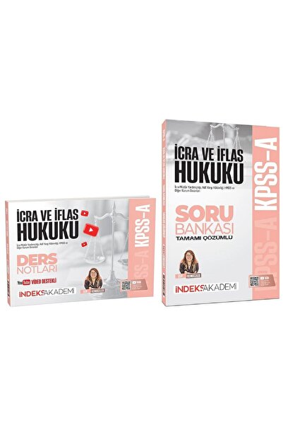 İndeks Akademi 2026 KPSS A Grubu İcra ve İflas Hukuku Video Ders Notları + So...
