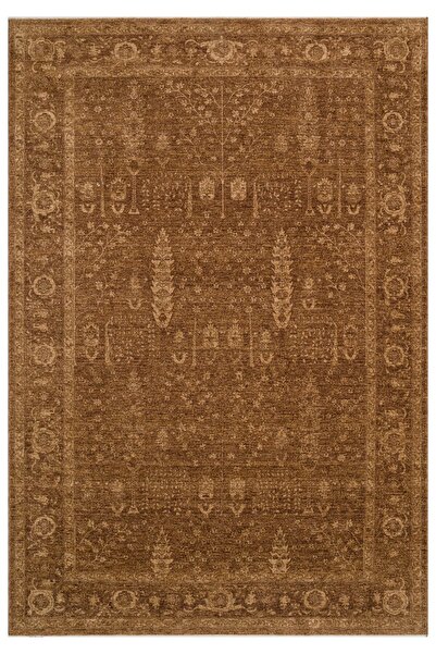 Eko Halı SHIRAZ SHR 03 BEIGE Vintage Eskitme Desenli Modern Yumuşak Dokulu Ma...