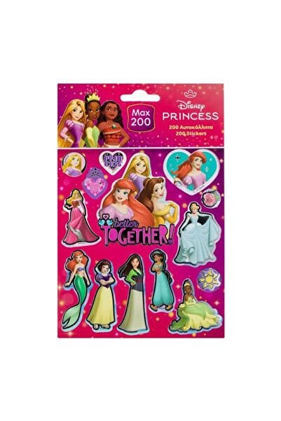 DİSNEY PRİNCESS Set de 200 de autocolante Prințese Disney roz
