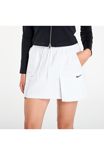 Nike Жіночі спідниці Спортивний одяг Жіноча міні-спідниця Cargo Summit Біла/Ч...