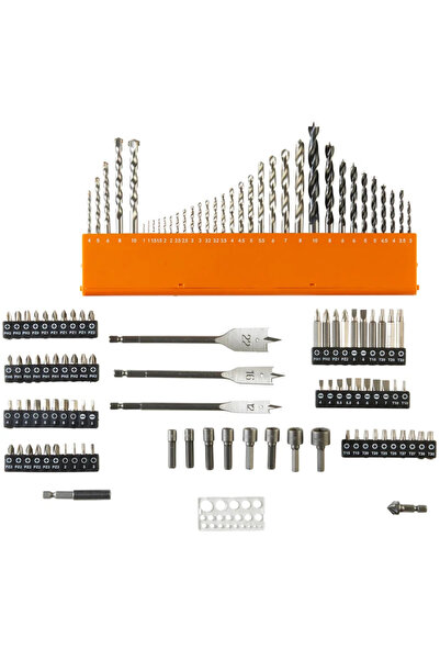 Dexter Set 119 burghie, biti si accesorii lemn, metal, zidarie