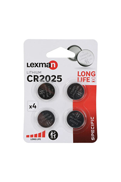 Lexman Baterii lithium CR2025 3V (set 4 buc)