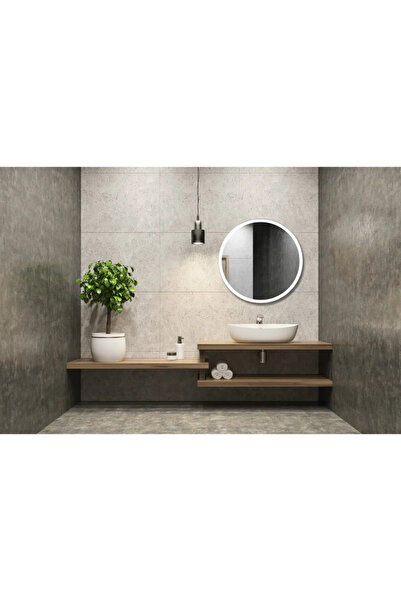 OEM Καθρέφτης μπάνιου με δακτύλιο LED, 80 x 80 εκ.