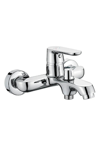 OEM Μπαταρία μπανιέρας Dima, Μονό μοχλού, χρωμιωμένη