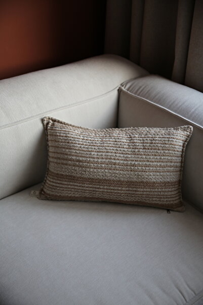 NEEDLE SİENA KREM DİKDÖRTGEN KIRLENT KILIFI