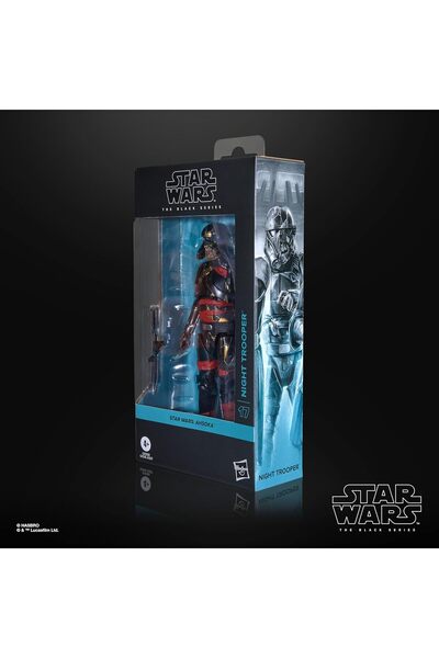 Star Wars The Black Series Night Trooper, Ahsoka Premium Koleksiyon 15 cm Aks...
