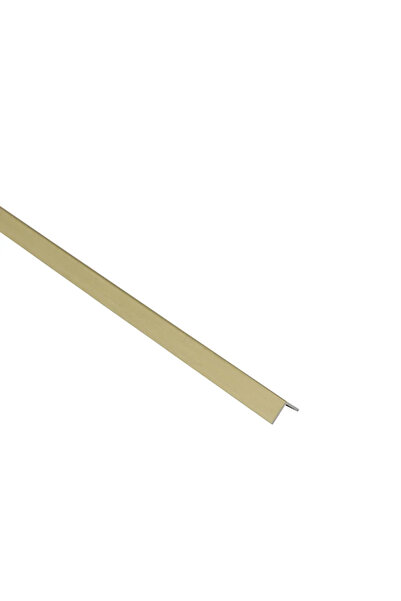 STANDERS Γωνία από ανοδιωμένο βουρτσισμένο αλουμίνιο, 10 X 10 X 1 mm, L = 1 μ...