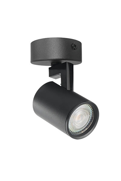 OEM Spot pe bara Lynx, 1 x GU10, 10 W, rotund, negru