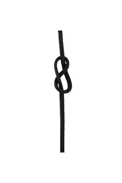 STANDERS Snur polipropilena impletit negru Standers, Ø 1.5 mm, 25 metri, rezi...