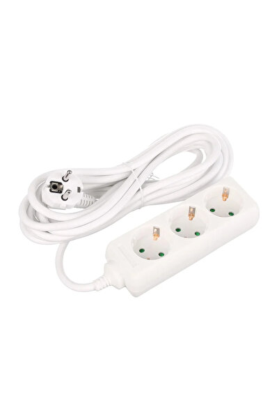 OEM Καλώδιο προέκτασης φρεατίου, IP20, 3 πρίζες, 3 x 1,5 mmp, 3680 W, 5 μέτρα...