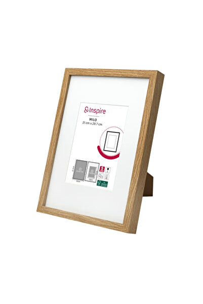 Inspire Rama foto Milo, 21 x 29.7 cm, stejar