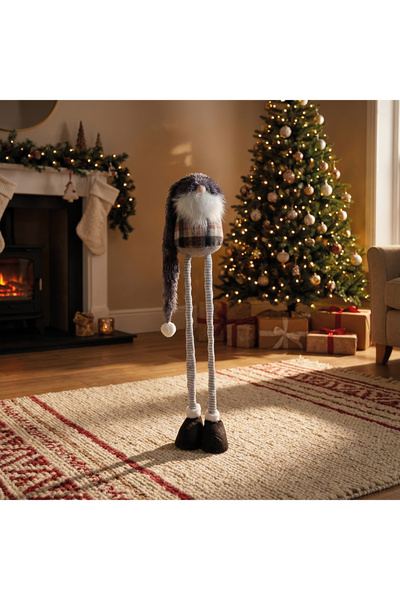 FAMİLY Spiriduș de Crăciun scandinav - cu picioare telescopice - 44-90 cm