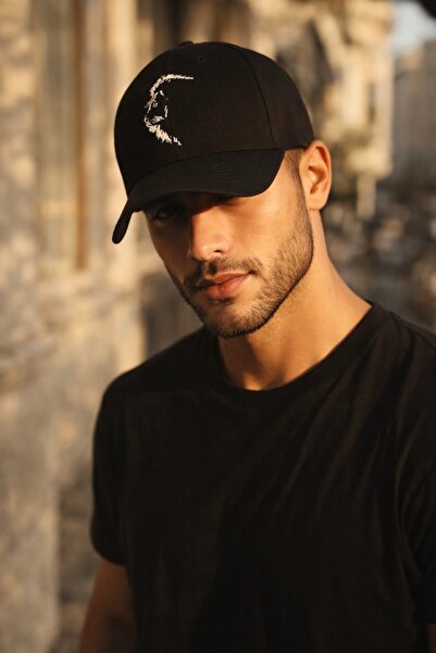 sf collection Șapcă de baseball unisex Black Lion cu imprimeu - Șapcă sport r...