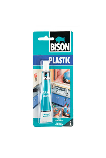 OEM Adeziv Bison, de reparare, pentru PVC, 25 g, transparent