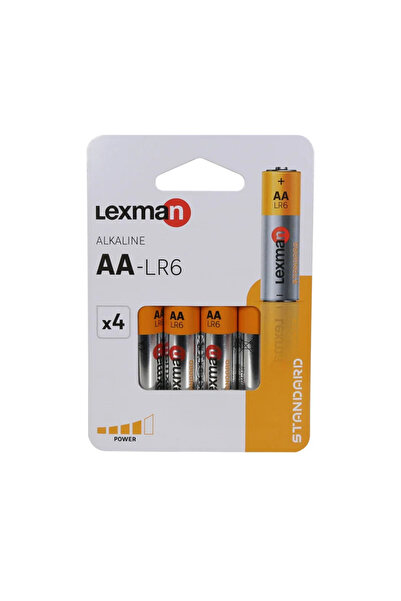 Lexman Τυπικές αλκαλικές μπαταρίες AA (σετ των 4)