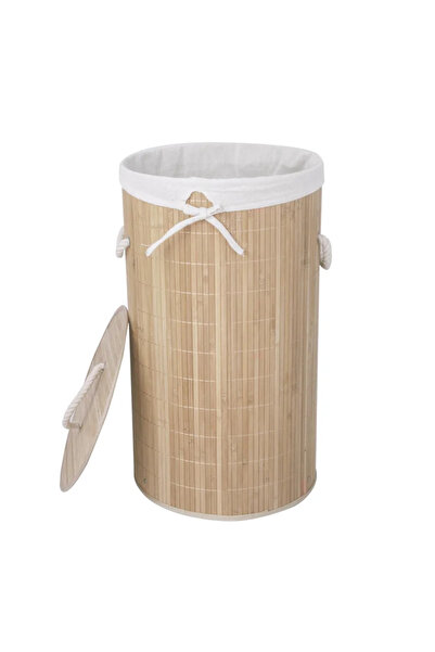 sensea Καλάθι πλυντηρίου Sensea, 60 λίτρα, με λαβές, από Μπαμπού