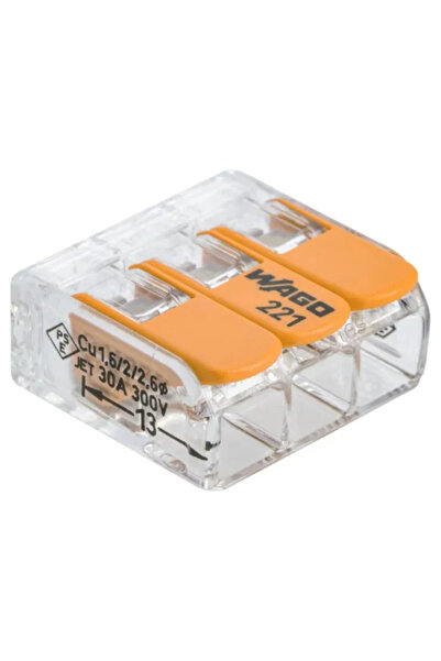 OEM WAGO wire terminal, Lever type output, 0.5-6 mm², Set of 4 pcs.