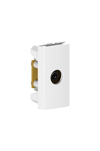 OEM TV socket (RJ) Himel, modular, IP20, white