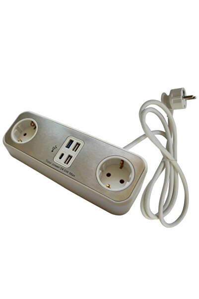 Lexman Lexman extension cord, IP20, 2 sockets, 4 USB, 3 x 1.5 mmp, 3680 W, 1....
