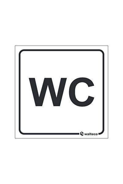 OEM Toilet sign, adhesive, size 80 x 80 mm