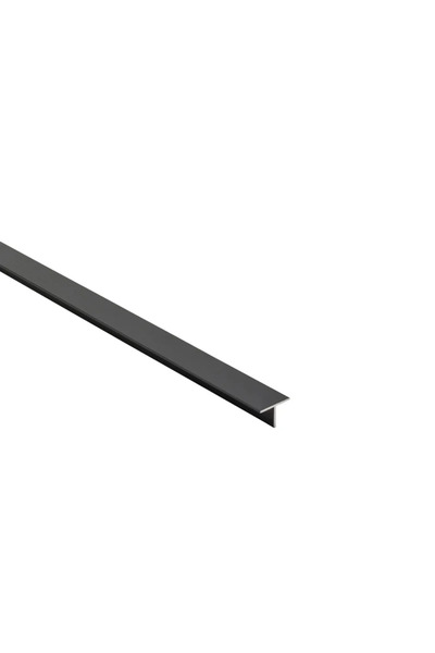 STANDERS Προφίλ T από βουρτσισμένο αλουμίνιο, 10 x 15 x 1 mm, L = 1 μέτρο, μα...