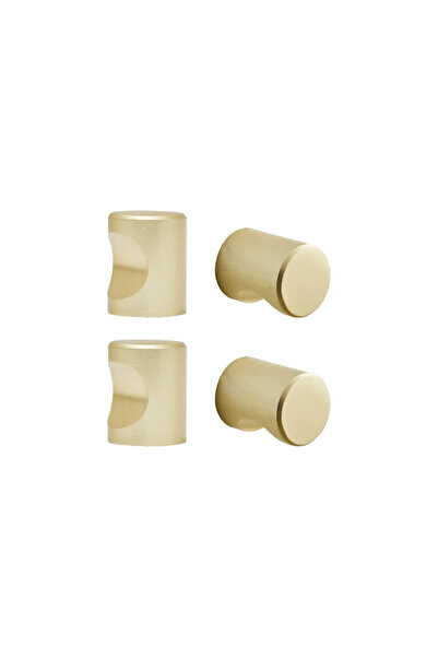 OEM Inspire Omna furniture knob, Ø 19.5 mm, aluminum, gold, brass finish (set...