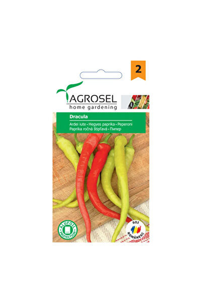 OEM Σπόροι λαχανικών, πιπεριά τσίλι Dracula, Agrosel
