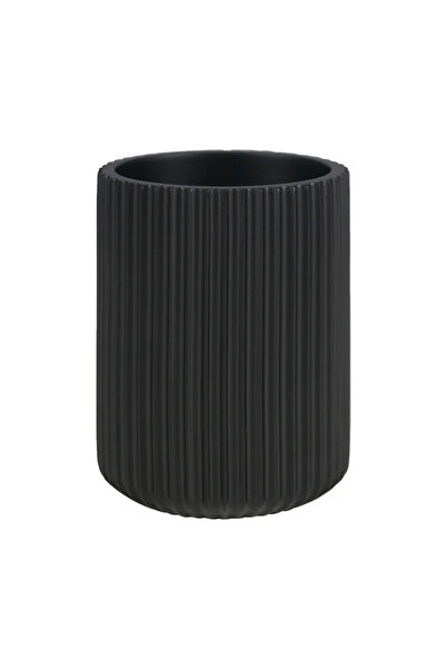 sensea Glamour toothbrush holder, made of resin, black