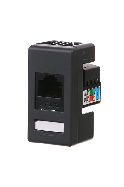 OEM Πρίζα δεδομένων Gewiss Top System (RJ45), αρθρωτή, IP20, μαύρη