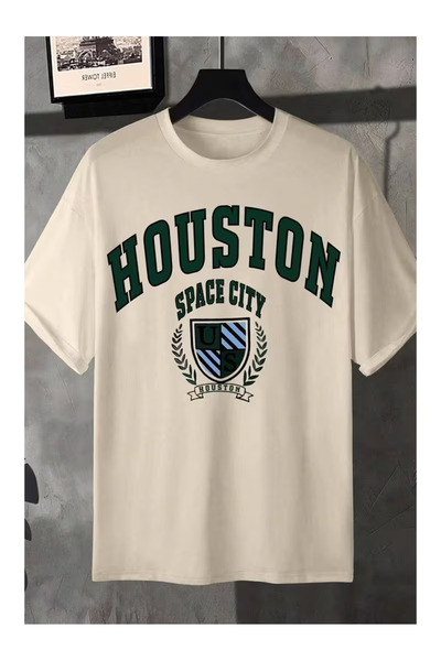 LAND MODA Unisex Houston Space City Printed