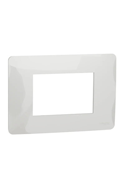 OEM Rama decorativa tripla Schneider Unica Studio, IP 20, alba