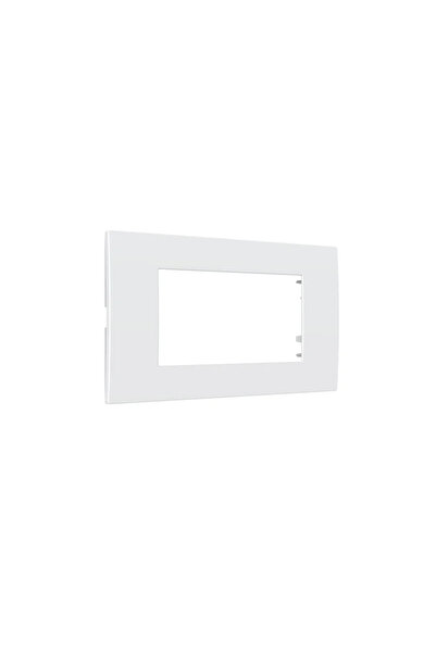 OEM Rama decorativa pentru 4 module Himel, pentru aparataj modular, IP20, alb...